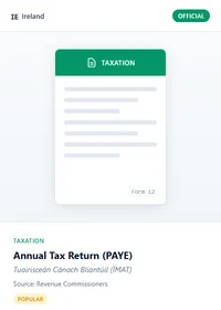 Annual Tax Return (PAYE)